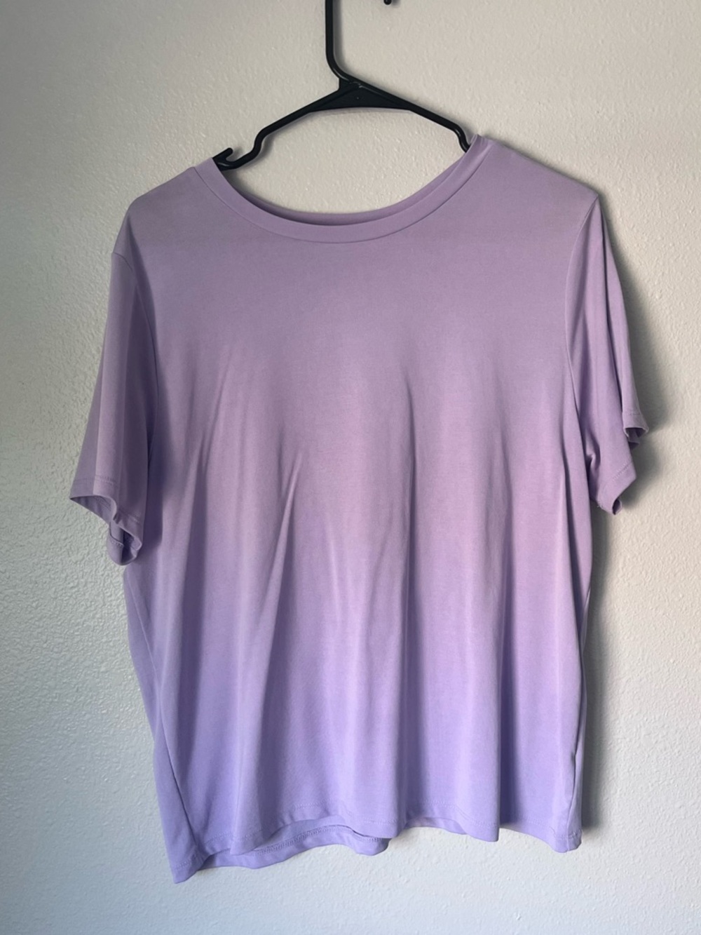 Double Zero Lavender Short Sleeve Crewneck Top